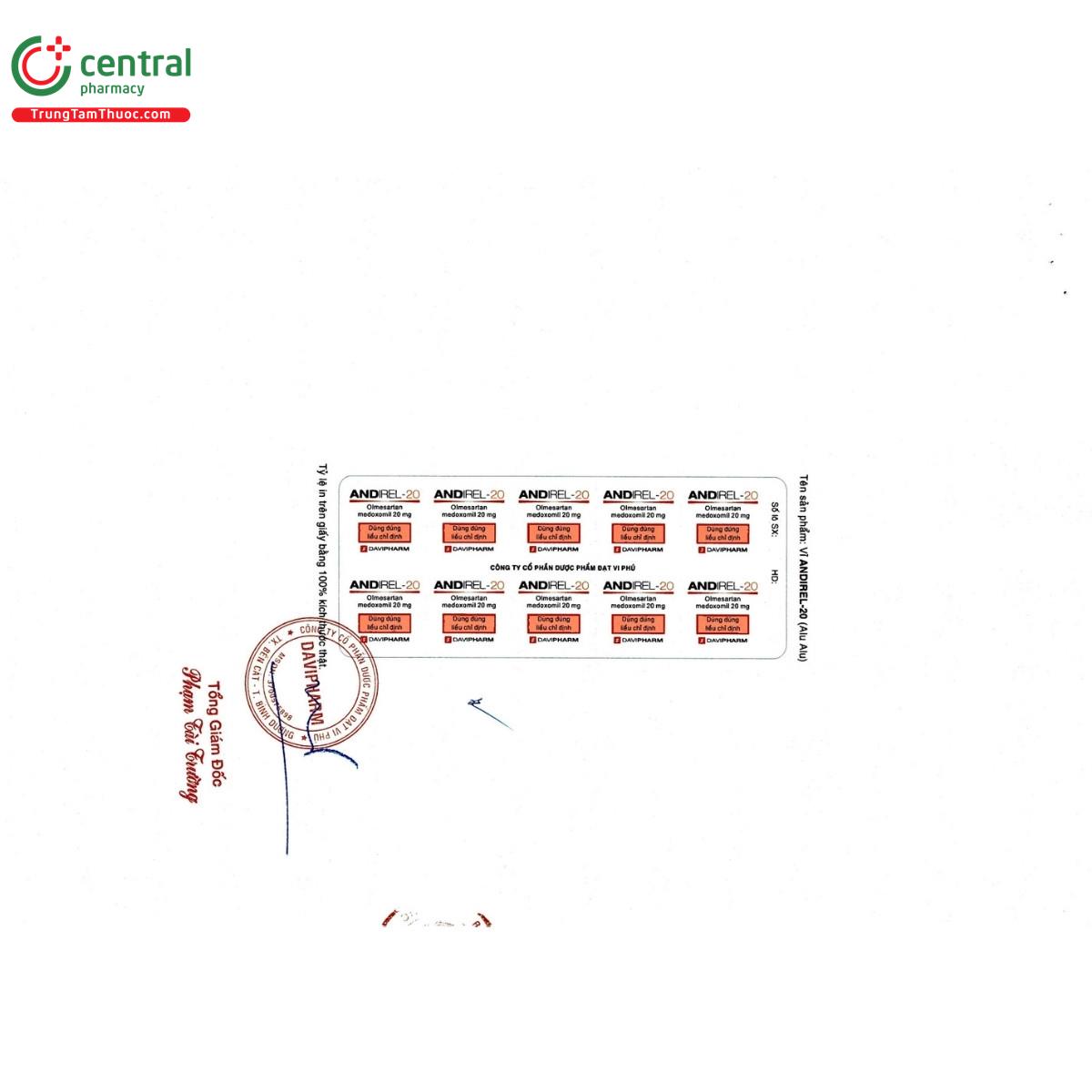 thuoc andirel 20 3 M4875 thuoc andirel 20 3 M4875