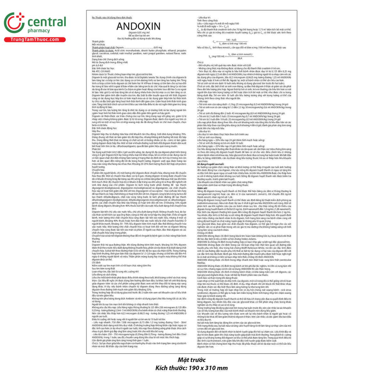 thuoc andoxin 0 05mg ml 7 S7737 thuoc andoxin 0 05mg ml 7 S7737