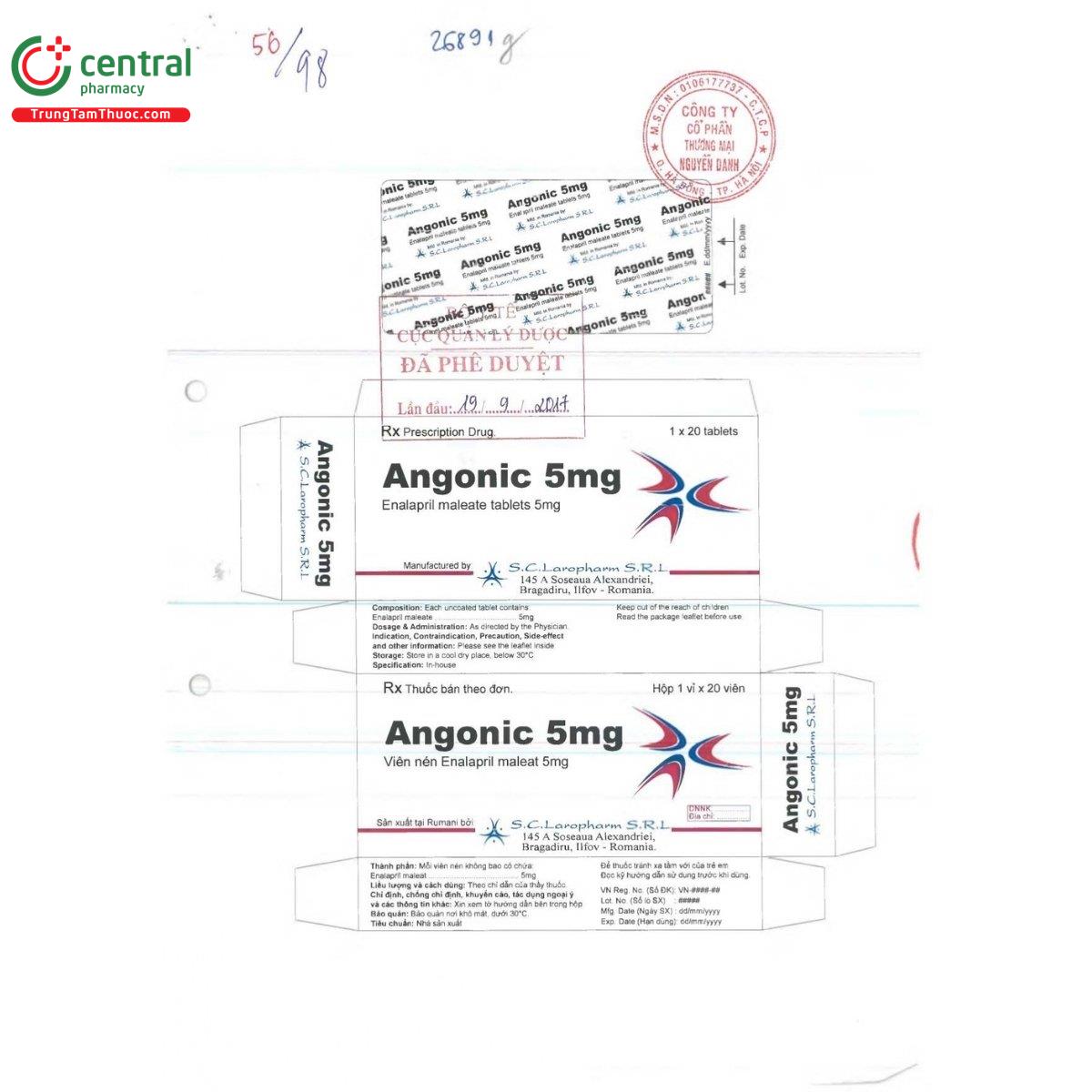 thuoc angonic 5mg 2 L4403 thuoc angonic 5mg 2 L4403