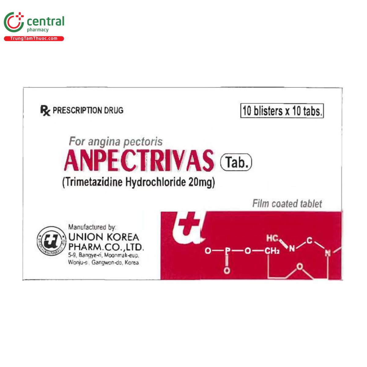 thuoc anpectrivas tab 20mg 1 B0036 thuoc anpectrivas tab 20mg 1 B0036