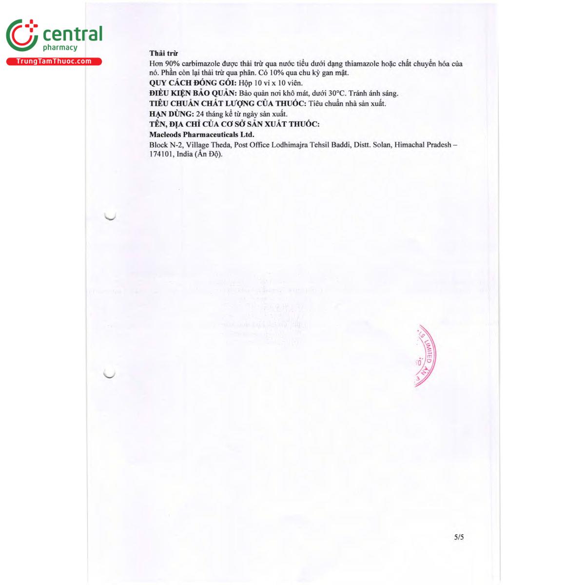 thuoc anti thyrox 5 8 K4372 thuoc anti thyrox 5 8 K4372