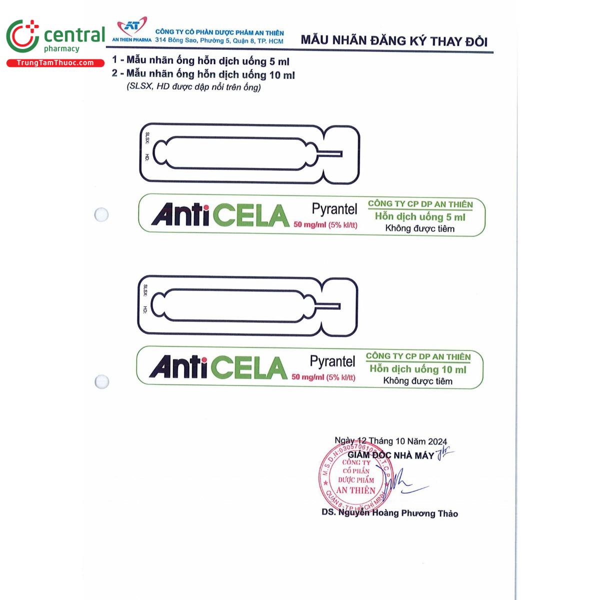 thuoc anticela 50mg ml 20 V8773