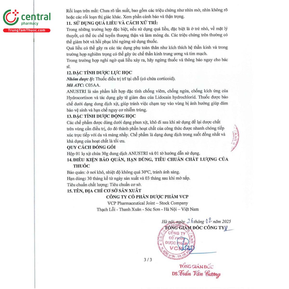 thuoc anustri 6 V8302 thuoc anustri 6 V8302