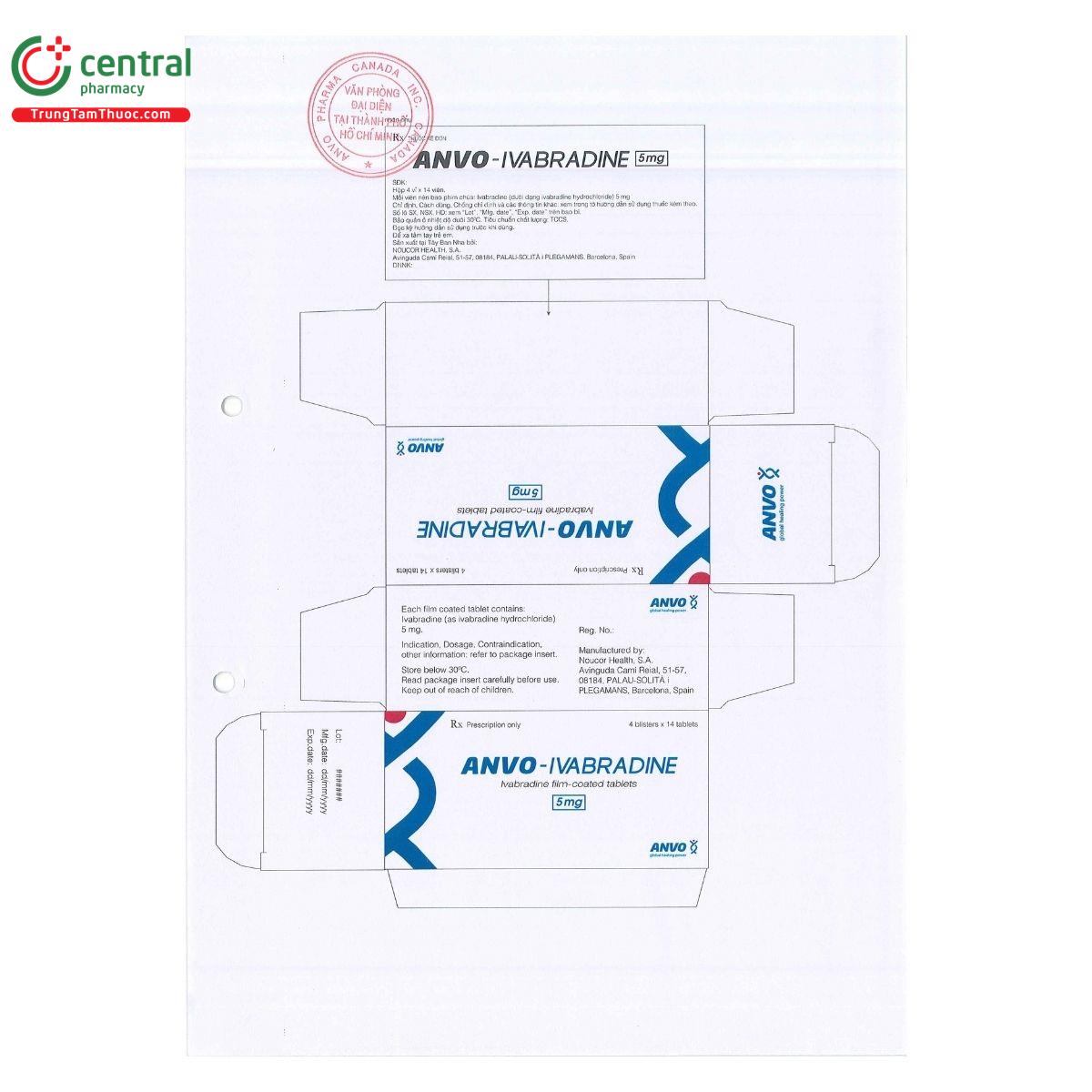 thuoc anvo ivabradine 5mg 2 Q6815 thuoc anvo ivabradine 5mg 2 Q6815