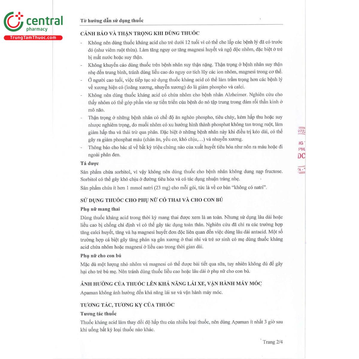 thuoc apaman 1500mg 15g 6 P6468