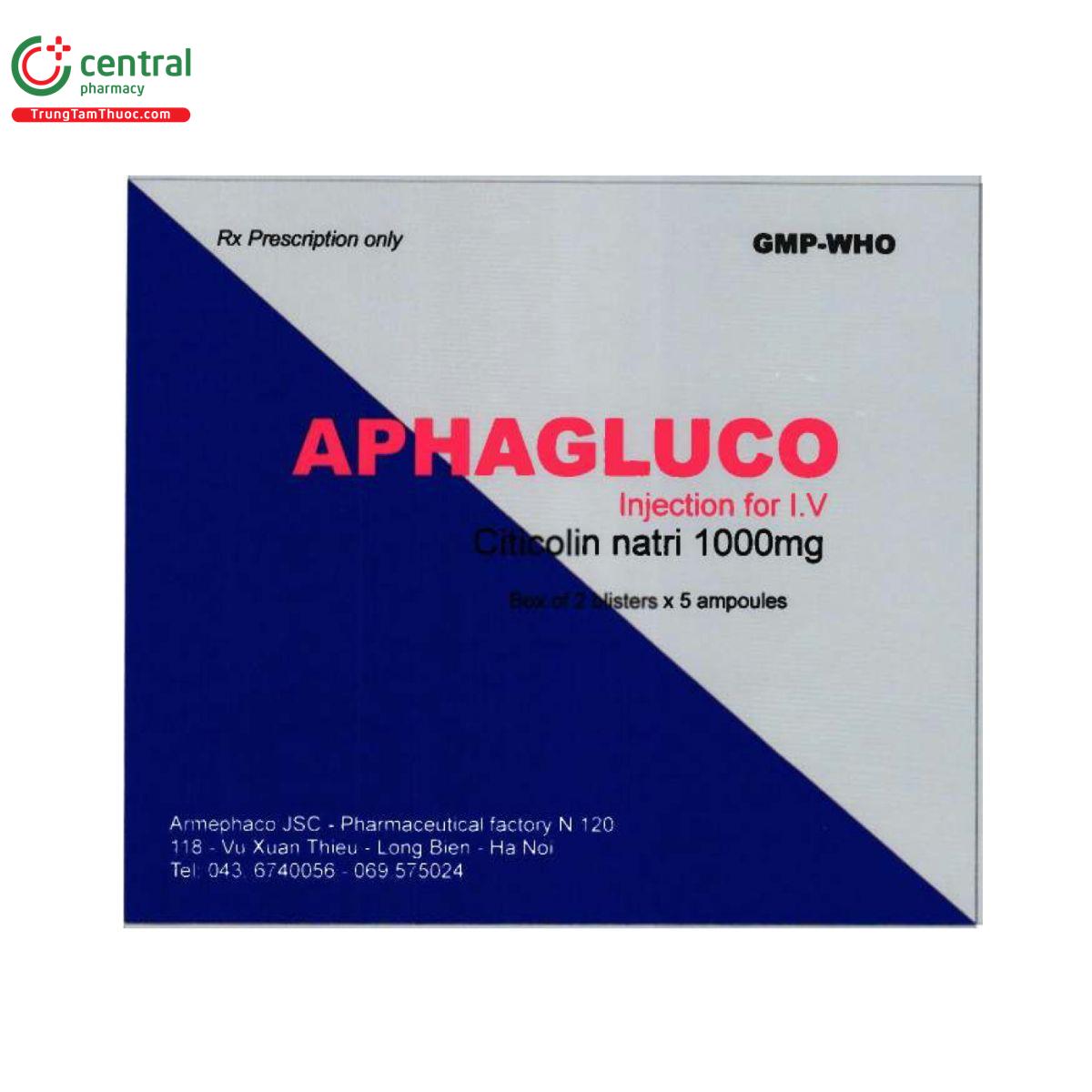 thuoc aphagluco 1000mg 5ml R7364 thuoc aphagluco 1000mg 5ml R7364