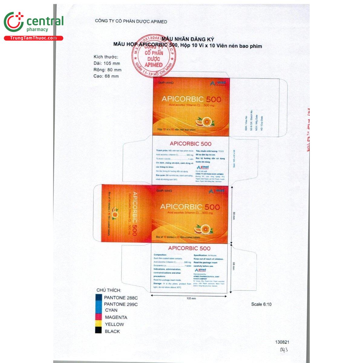 thuoc apicorbic 500 6 S7581 thuoc apicorbic 500 6 S7581