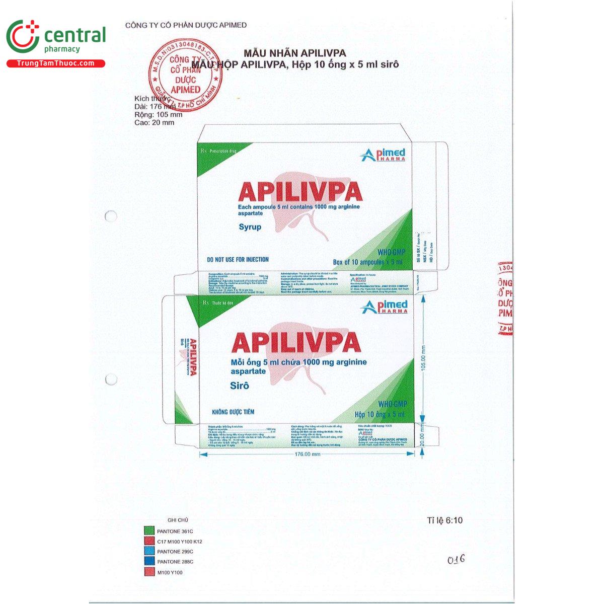 thuoc apilivpa 1000mg 5ml 4 N5318