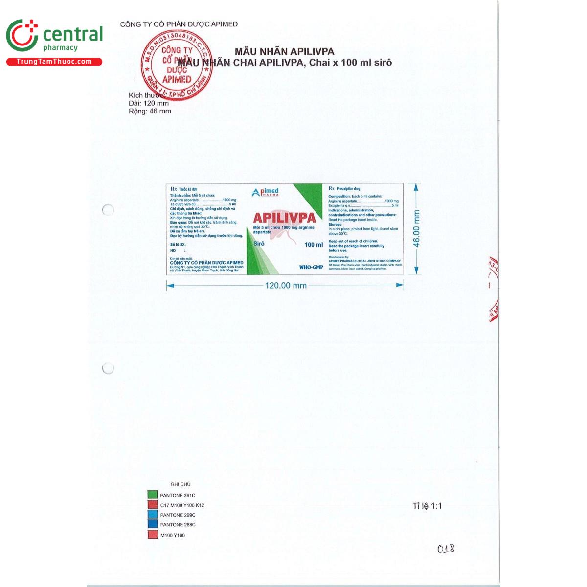 thuoc apilivpa 1000mg 5ml 6 A0035