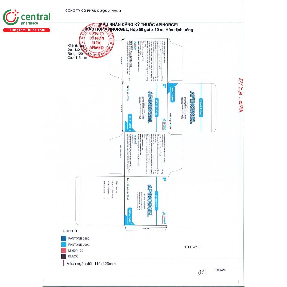 thuoc apinorgel 10 S7817 thuoc apinorgel 10 S7817