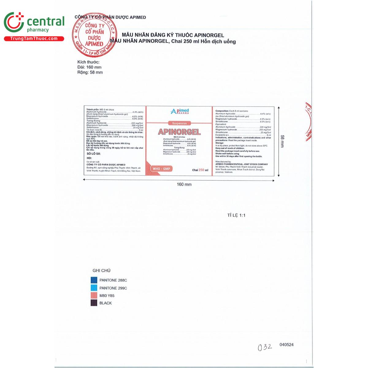 thuoc apinorgel 11 V8006 thuoc apinorgel 11 V8006