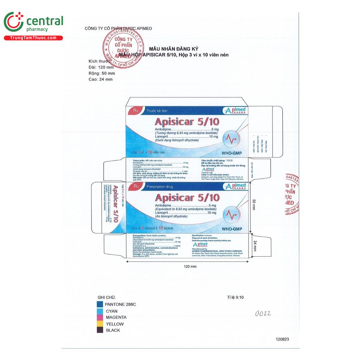 thuoc apisicar 5 10mg 2 V8100 thuoc apisicar 5 10mg 2 V8100
