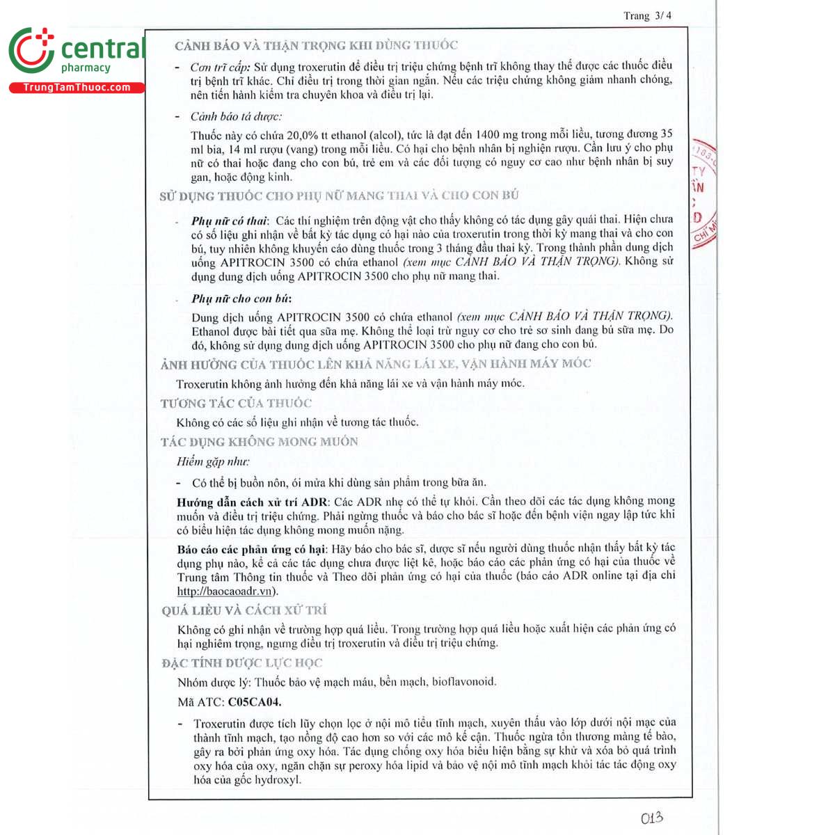 thuoc apitrocin 3500mg 13 F2635 thuoc apitrocin 3500mg 13 F2635