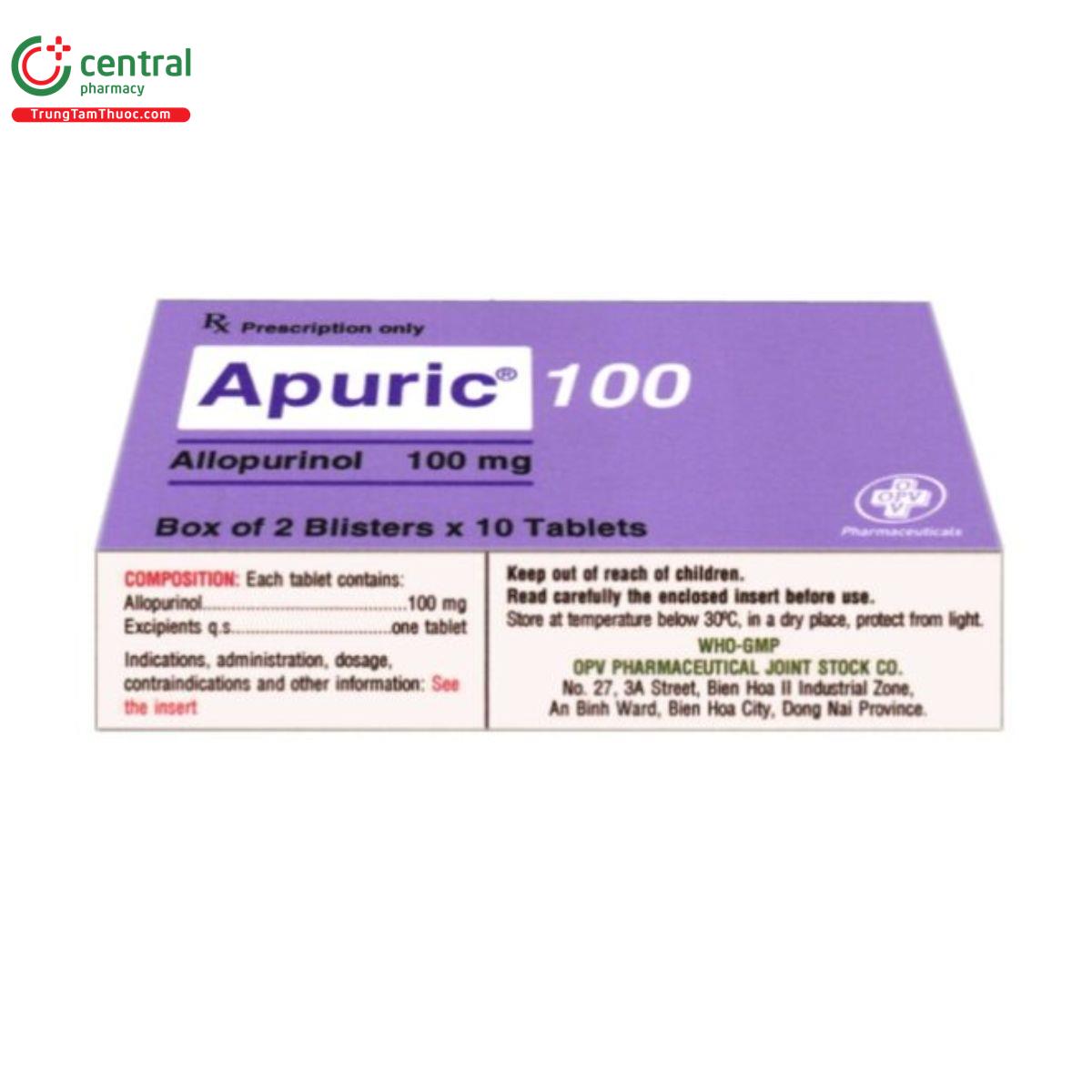 thuoc apuric 100 3 B0356 thuoc apuric 100 3 B0356