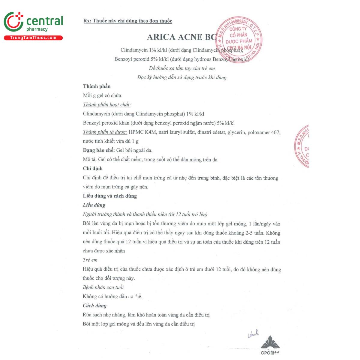 thuoc arica acne bc 5 E1007