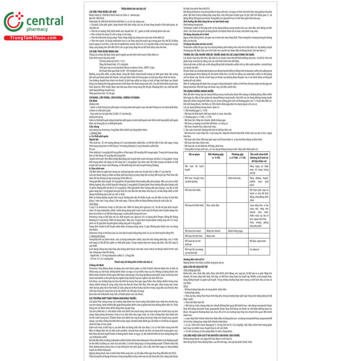 thuoc arimenus 5mg 10ml 6 T8547