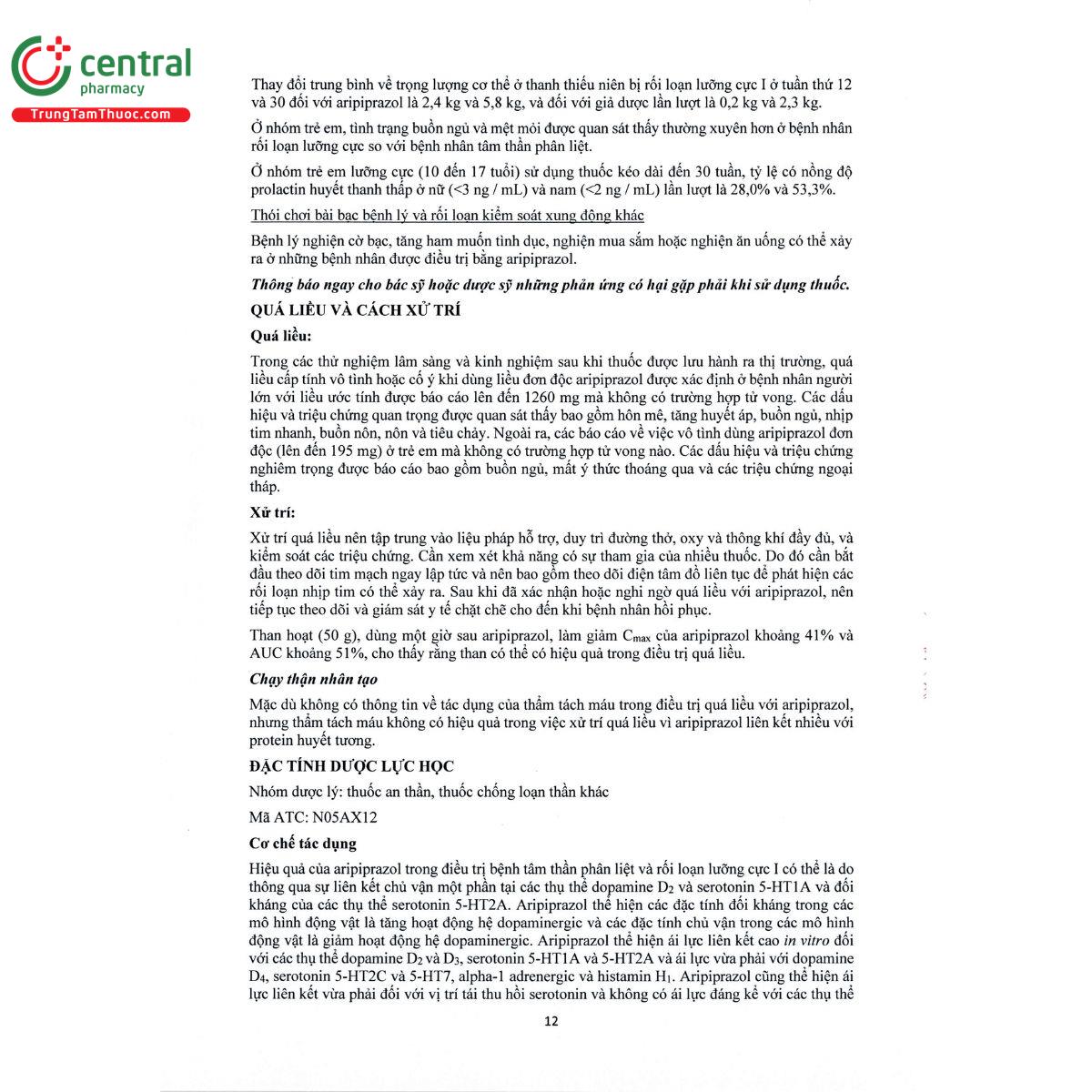 thuoc aripalvo 15mg 15 F2167 thuoc aripalvo 15mg 15 F2167