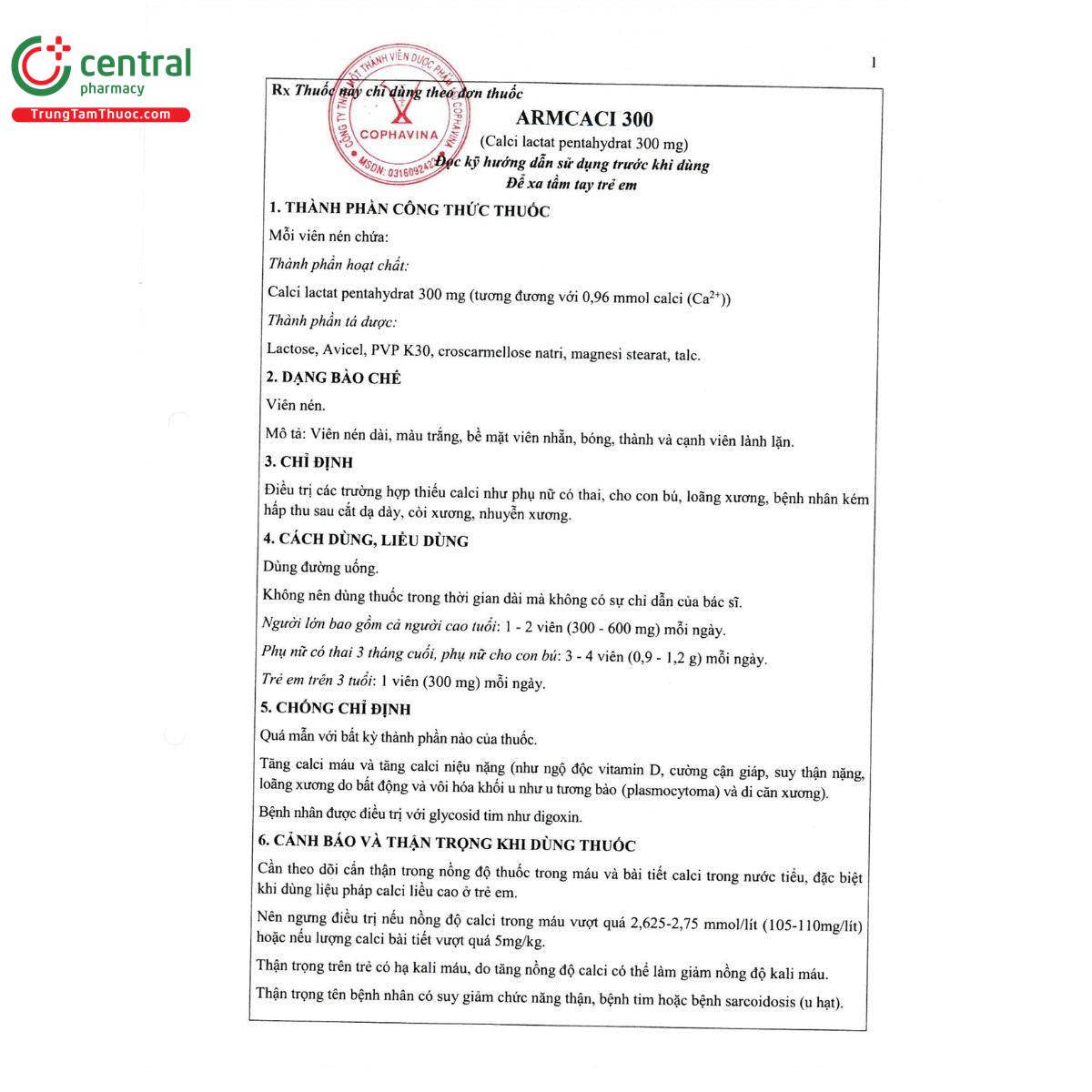 thuoc armcaci 300 4 R7710