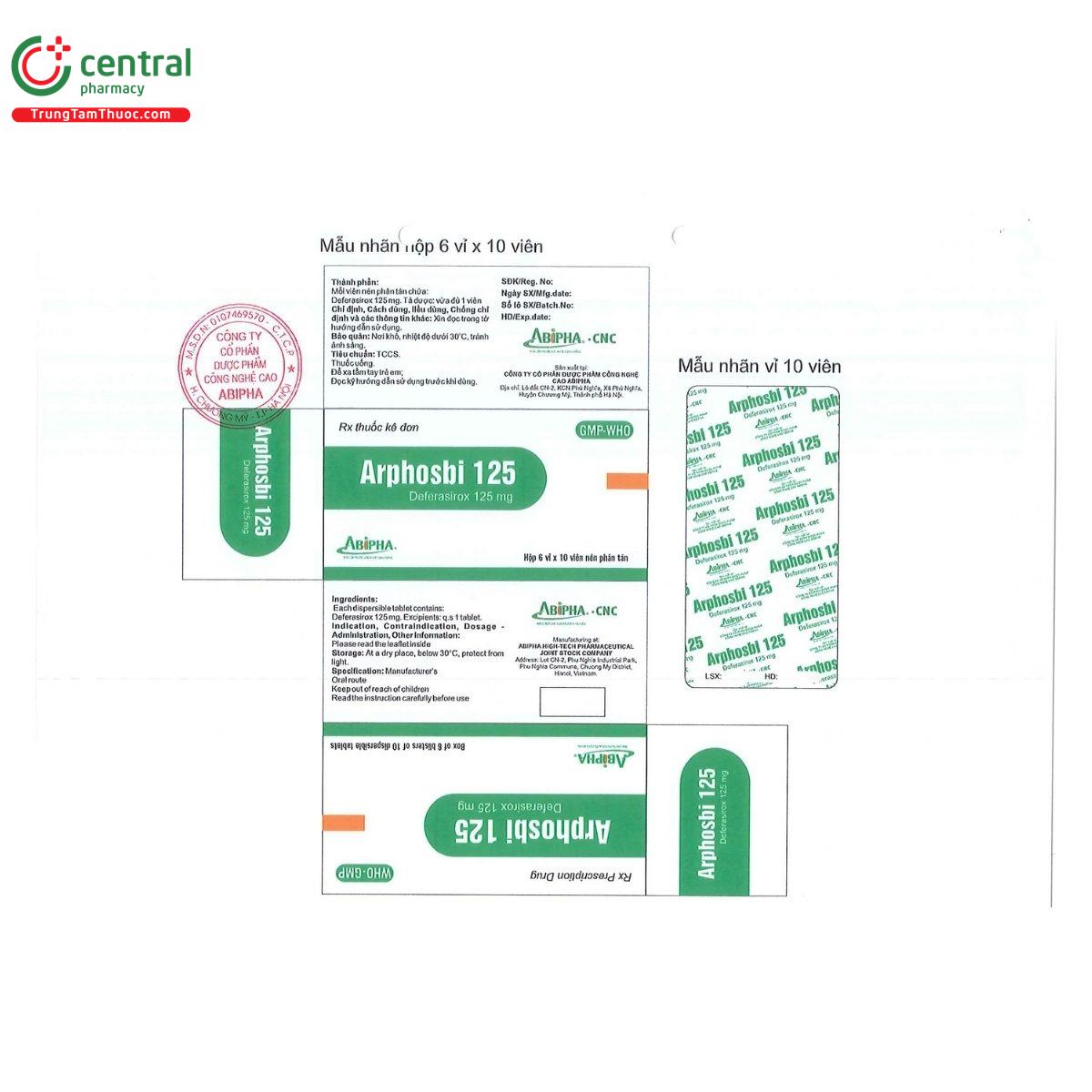 thuoc arphosbi 125 mg 2 T8275 thuoc arphosbi 125 mg 2 T8275