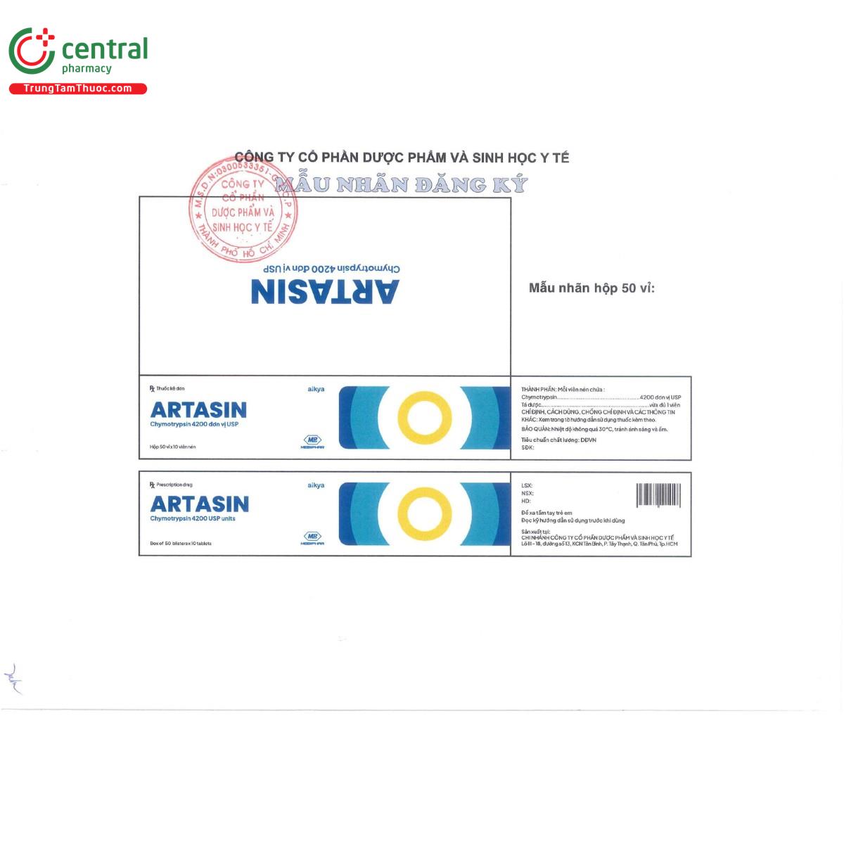 thuoc artasin 4200 4 K4558