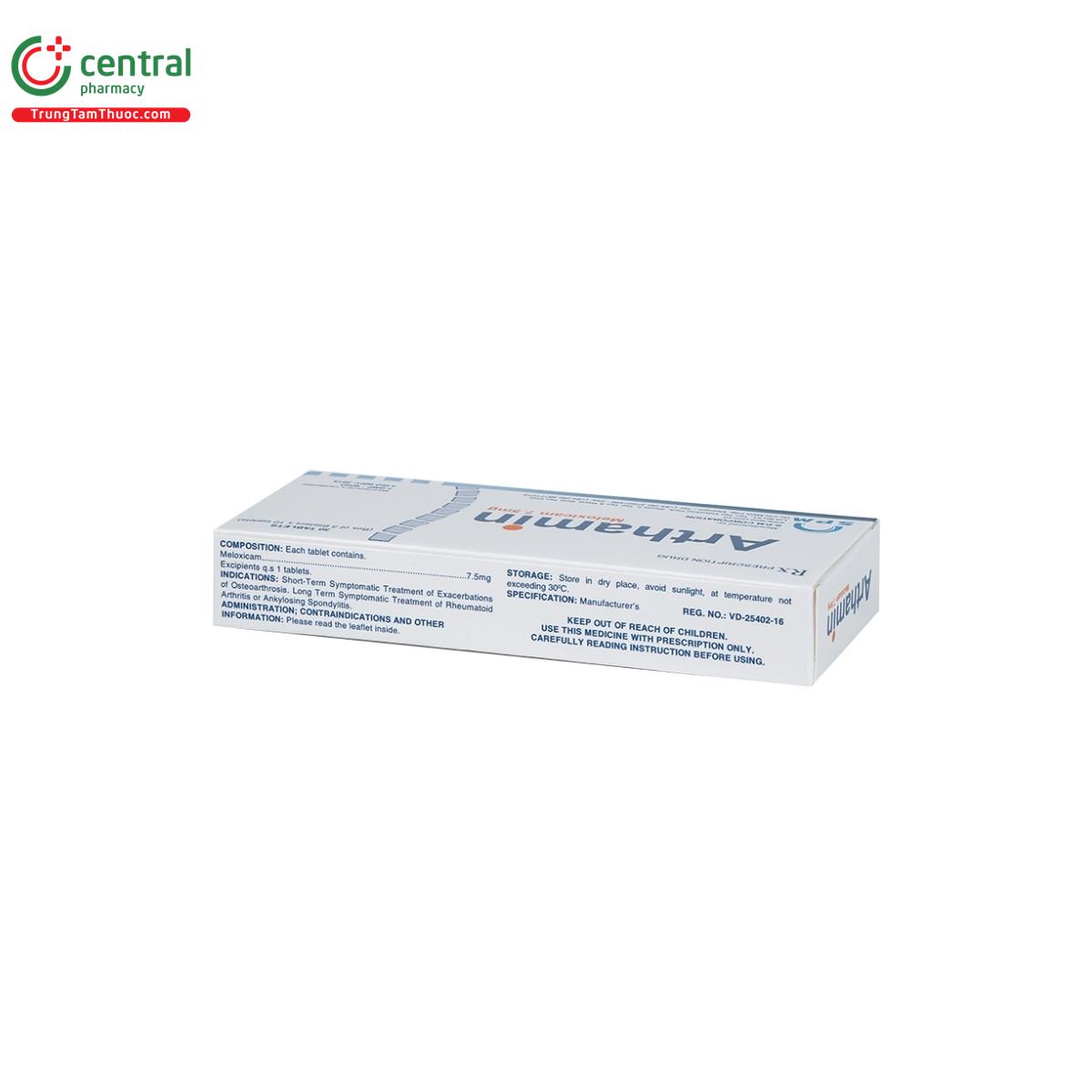 thuoc arthamin 7 5 mg 10 A0054