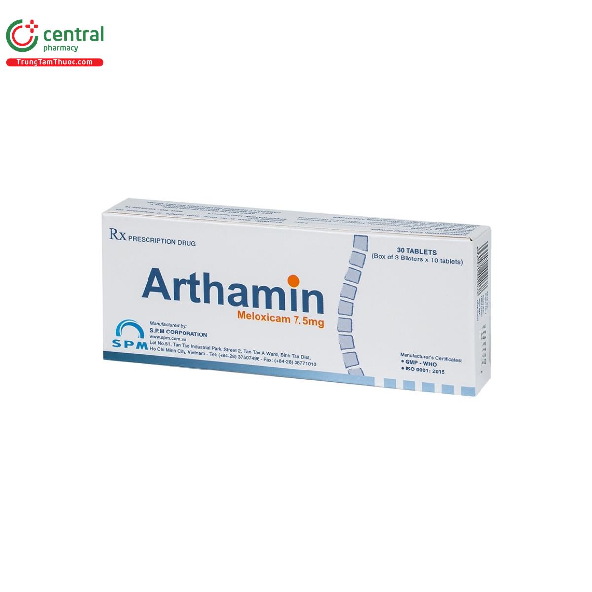 thuoc arthamin 7 5 mg 5 Q6143