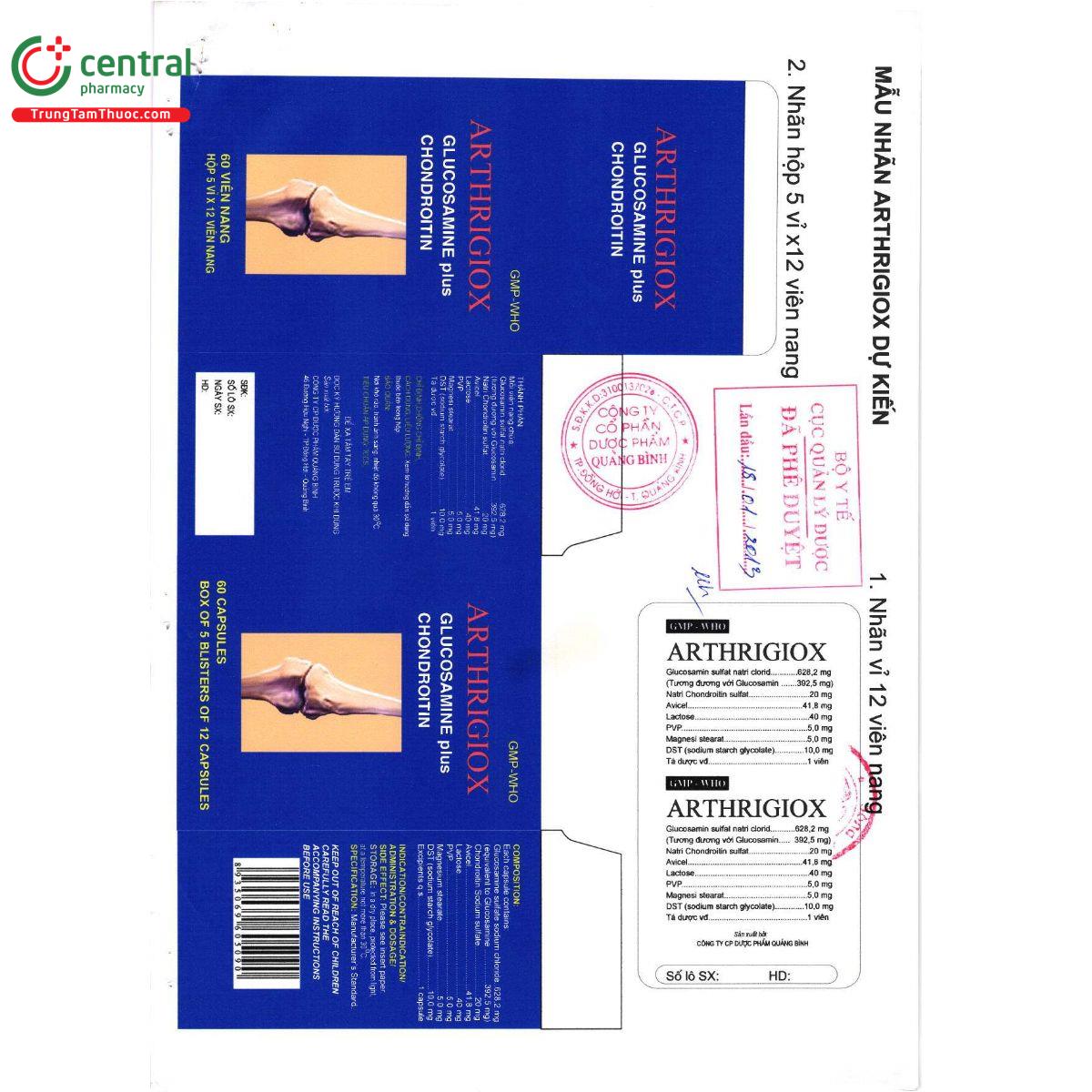 thuoc arthrigiox 3 J3815 thuoc arthrigiox 3 J3815