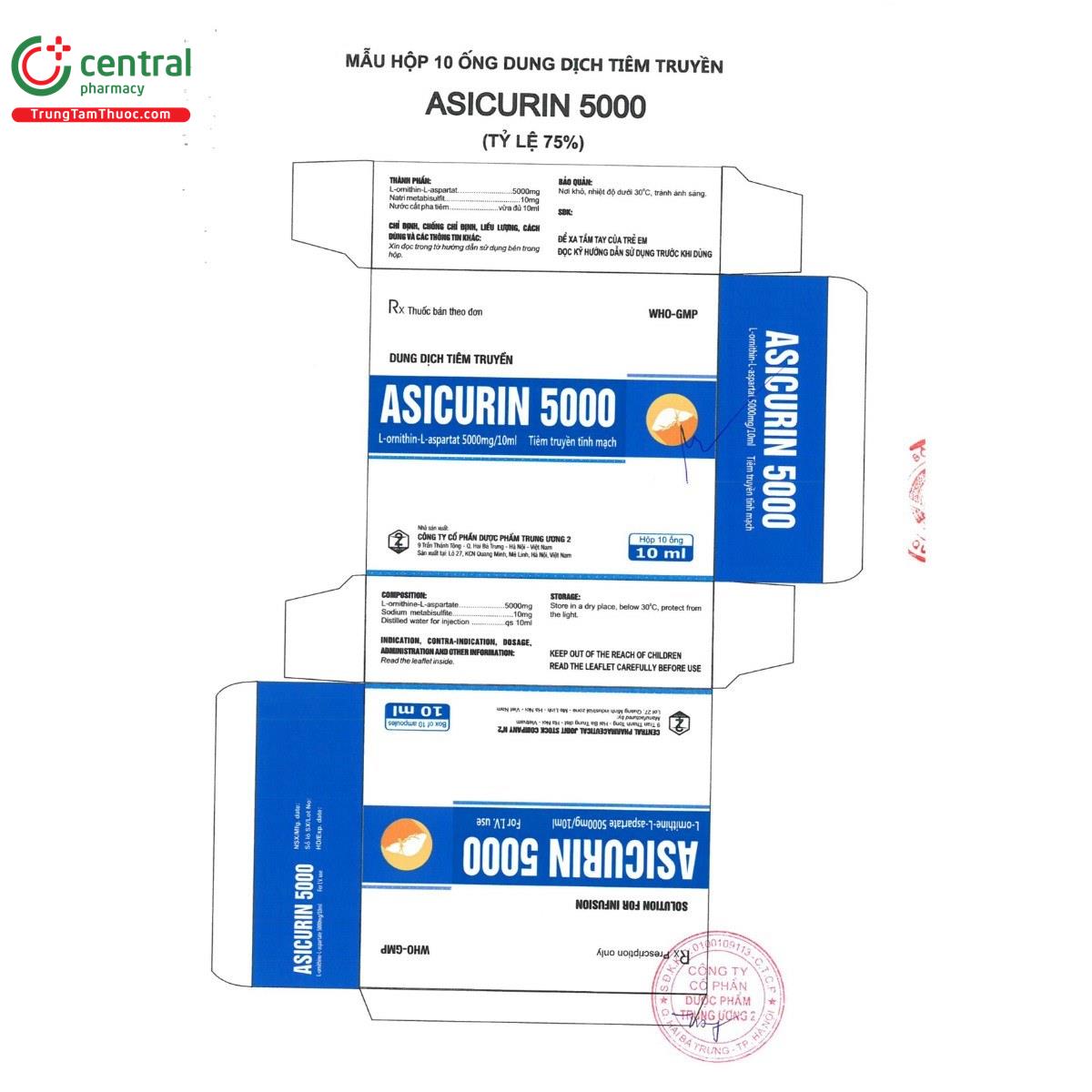 thuoc asicurin 5000 4 B0357 thuoc asicurin 5000 4 B0357