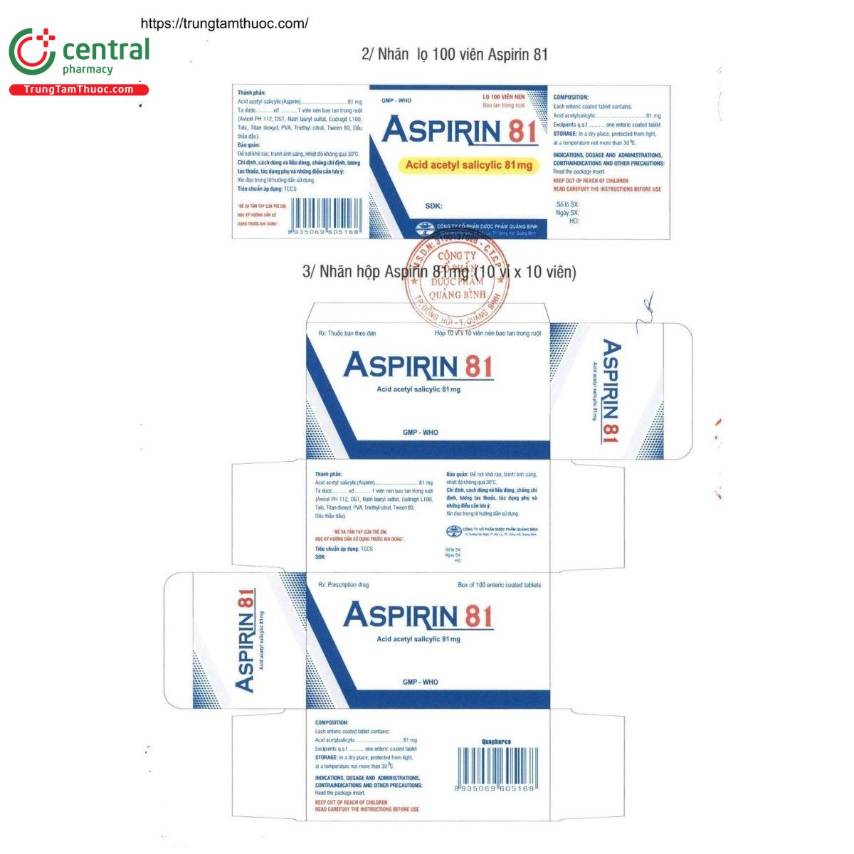 thuoc aspirin 81 quapharco 4 U8672 thuoc aspirin 81 quapharco 4 U8672