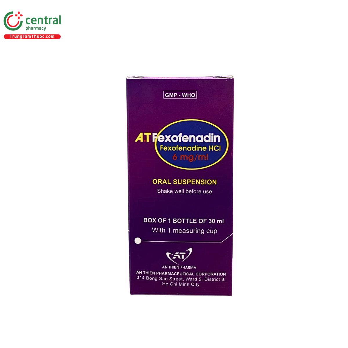 thuoc at fexofenadin 30mg5ml 2 O5462 thuoc at fexofenadin 30mg5ml 2 O5462