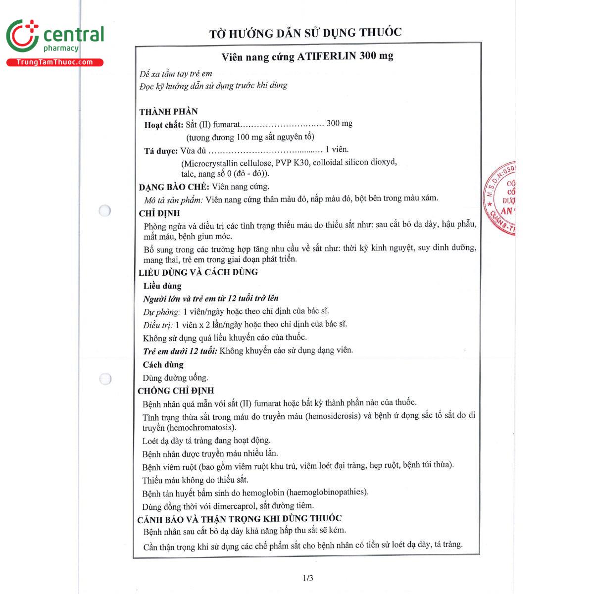 thuoc atiferlin 300mg 8 A0020 thuoc atiferlin 300mg 8 A0020