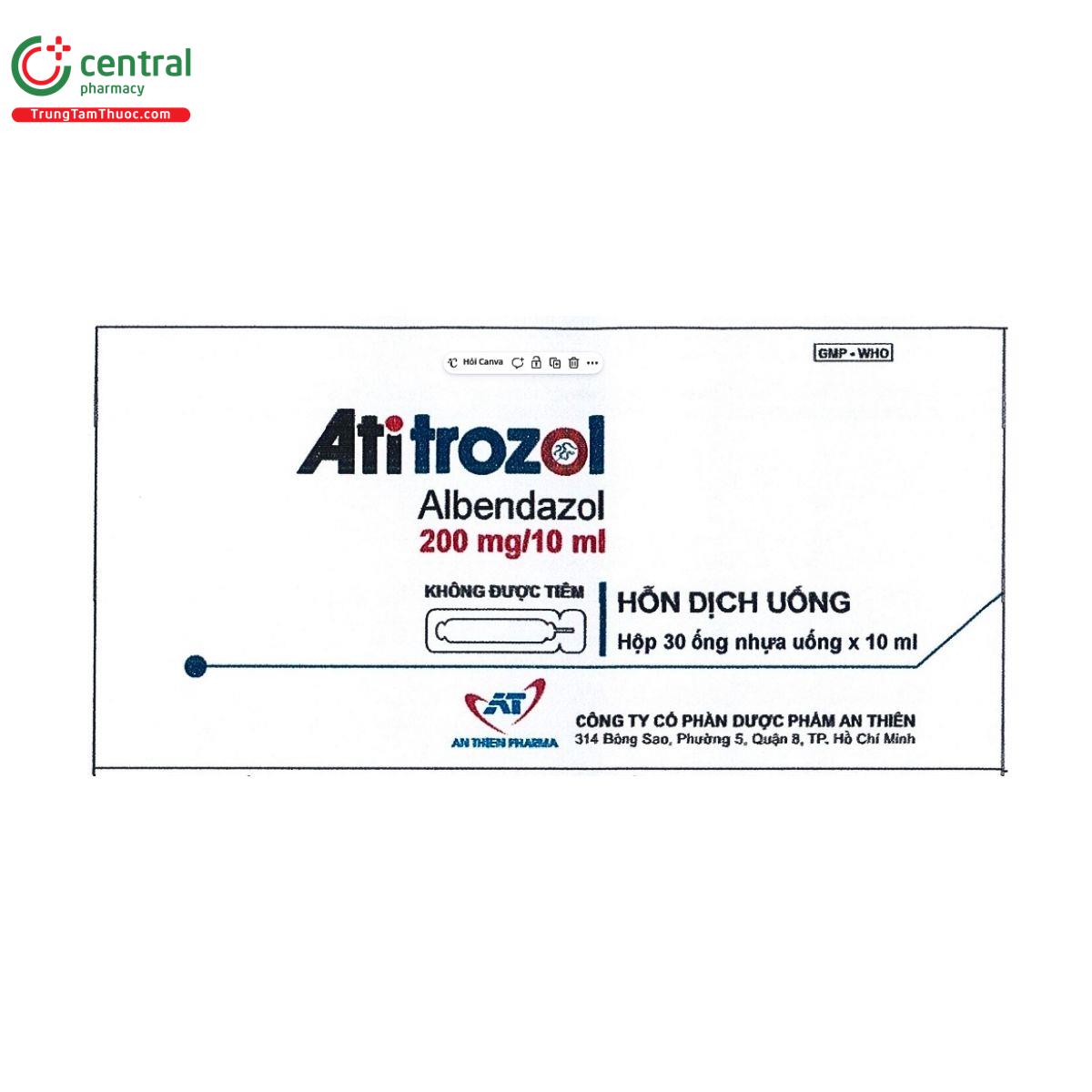 thuoc atitrozol 1 N5757 thuoc atitrozol 1 N5757
