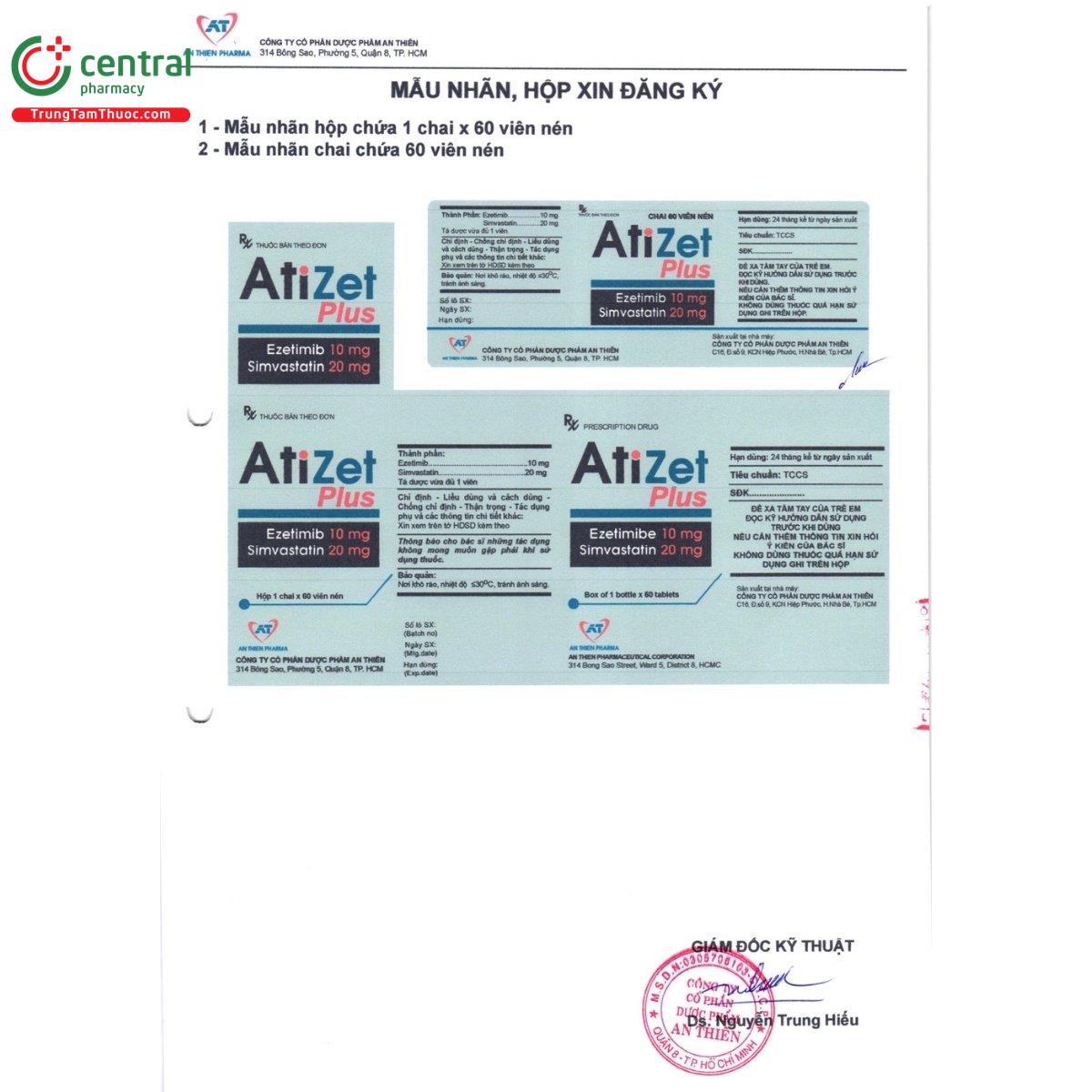 thuoc atizet plus 10 20 13 O5784 thuoc atizet plus 10 20 13 O5784