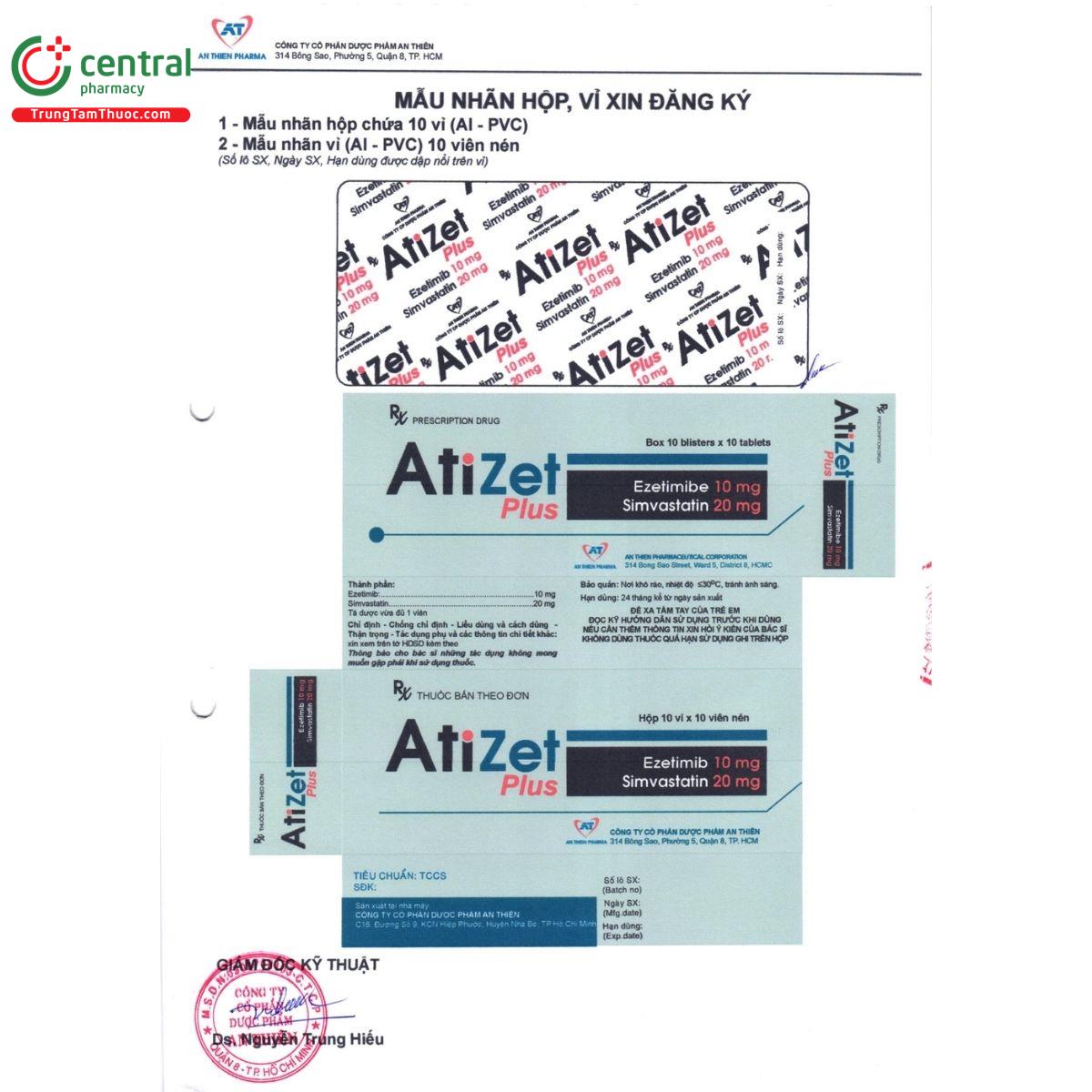 thuoc atizet plus 10 20 9 J3528 thuoc atizet plus 10 20 9 J3528