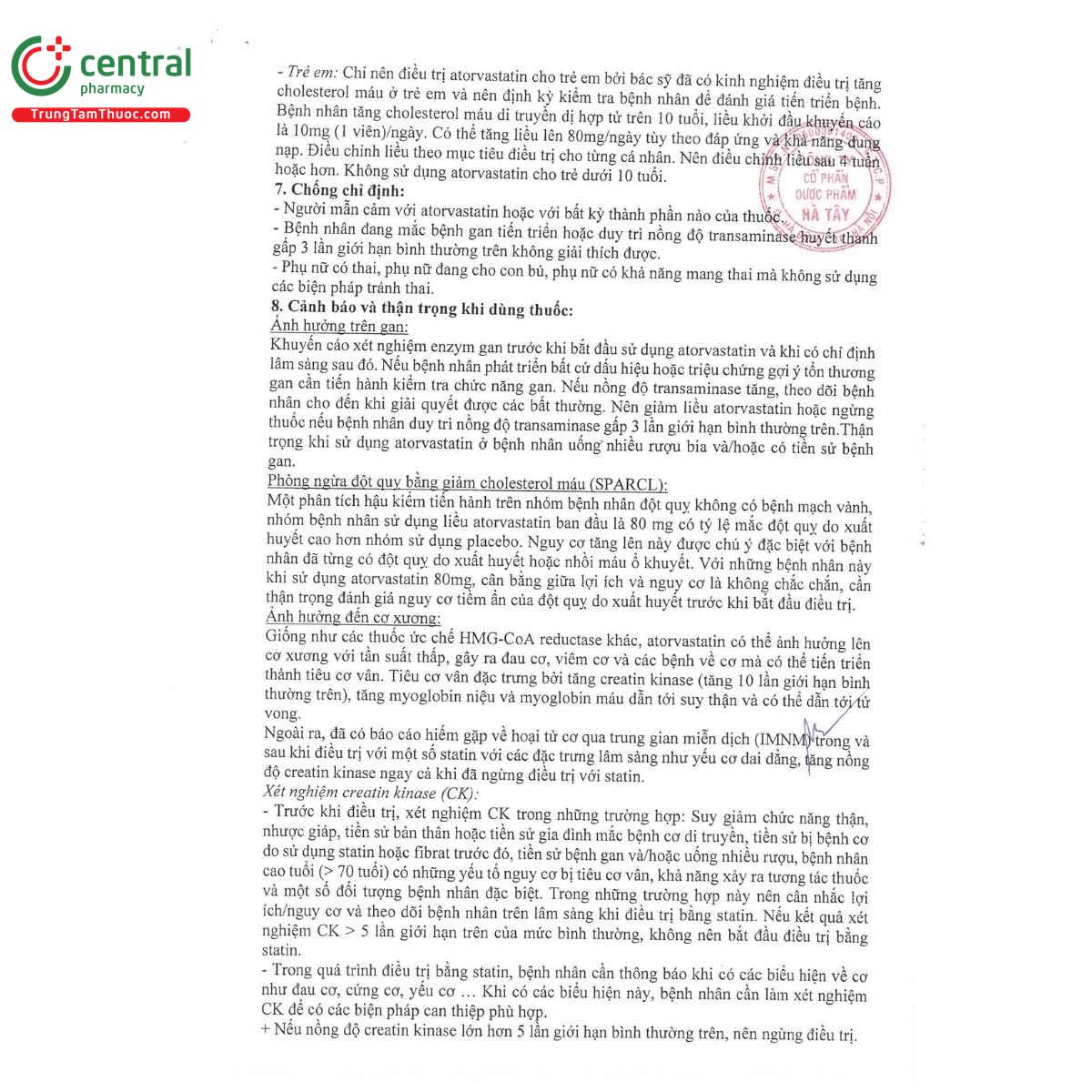 thuoc atorvastatin 10mg hataphar 5 H3083