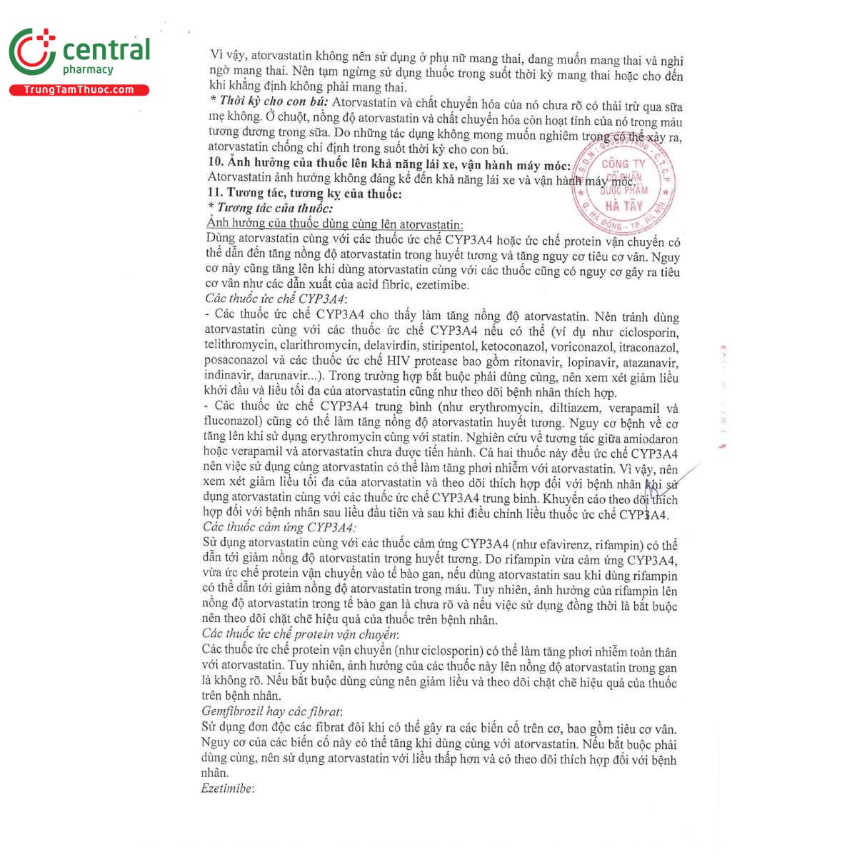 thuoc atorvastatin 10mg hataphar 7 R7718