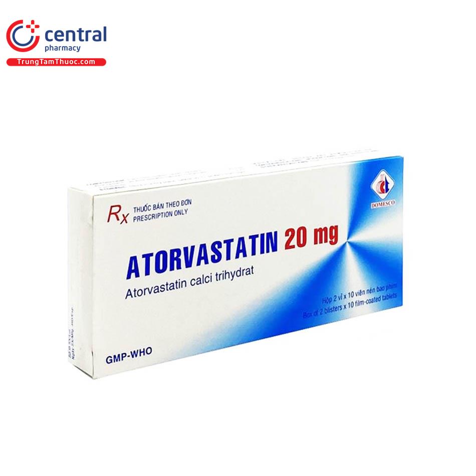thuoc atorvastatin 20 mg dosmeco 5 N5738