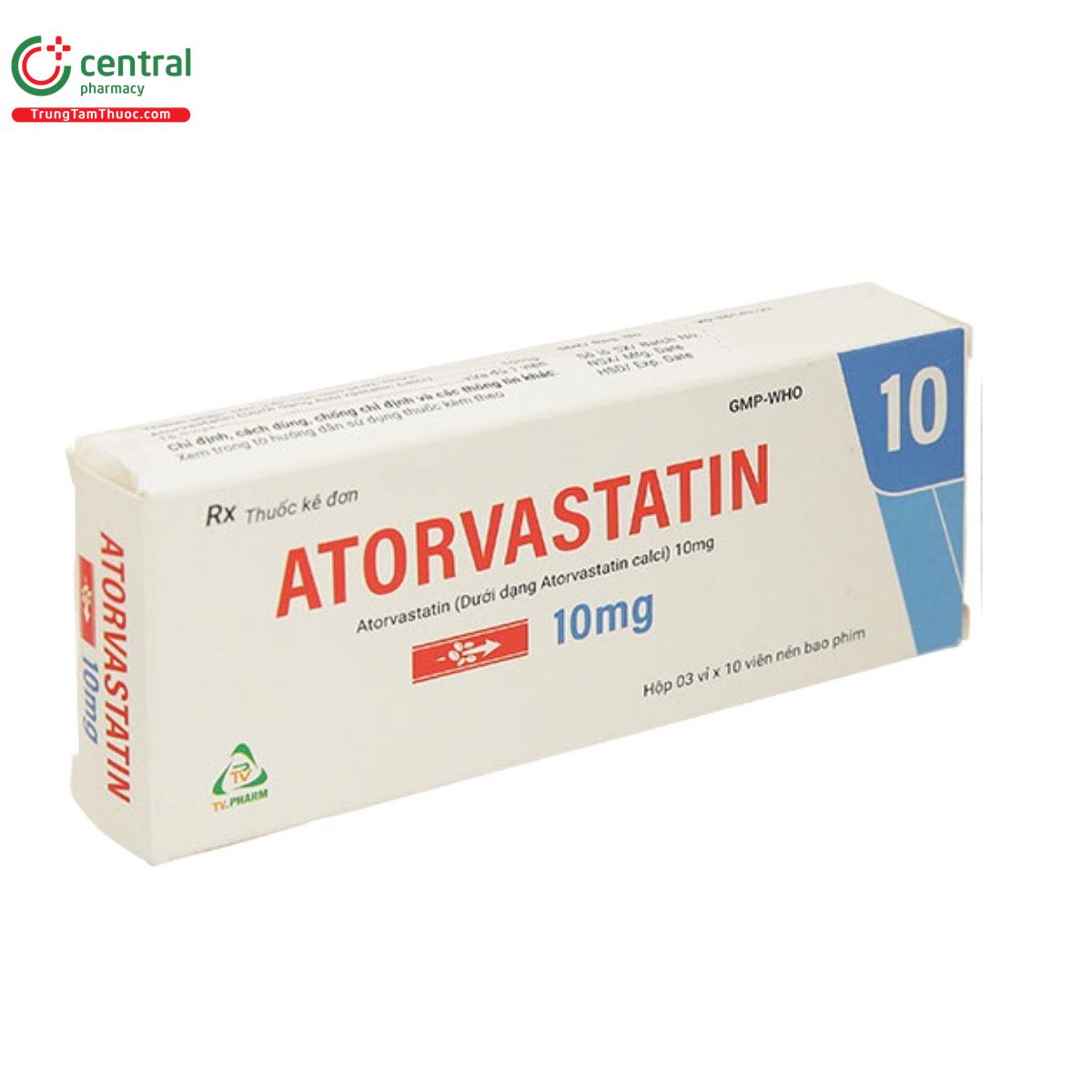 thuoc atorvastatin tv pharm 10mg 2 N5611 thuoc atorvastatin tv pharm 10mg 2 N5611