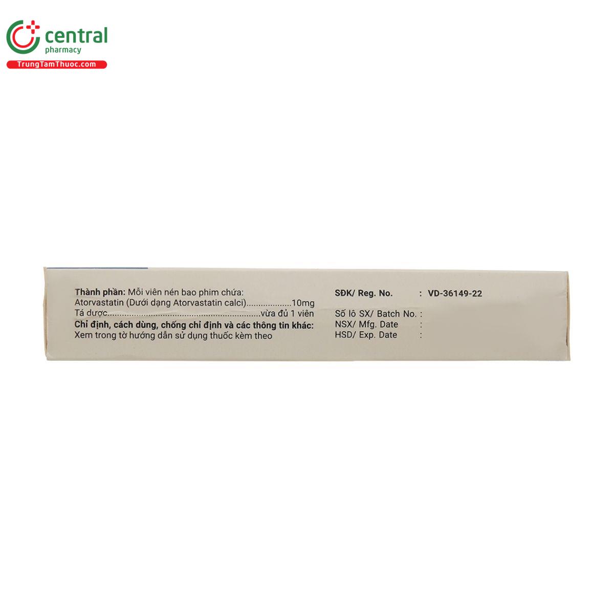 thuoc atorvastatin tv pharm 10mg 5 L4143 thuoc atorvastatin tv pharm 10mg 5 L4143