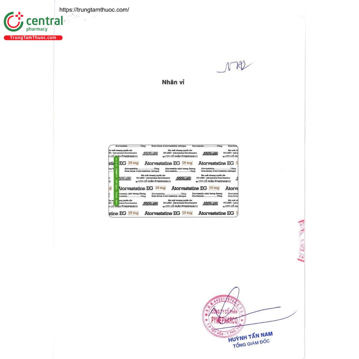 thuoc atorvastatine eg 10mg 6 H3123 thuoc atorvastatine eg 10mg 6 H3123