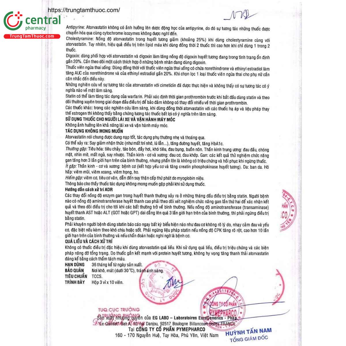 thuoc atorvastatine eg 10mg 9 F2134 thuoc atorvastatine eg 10mg 9 F2134