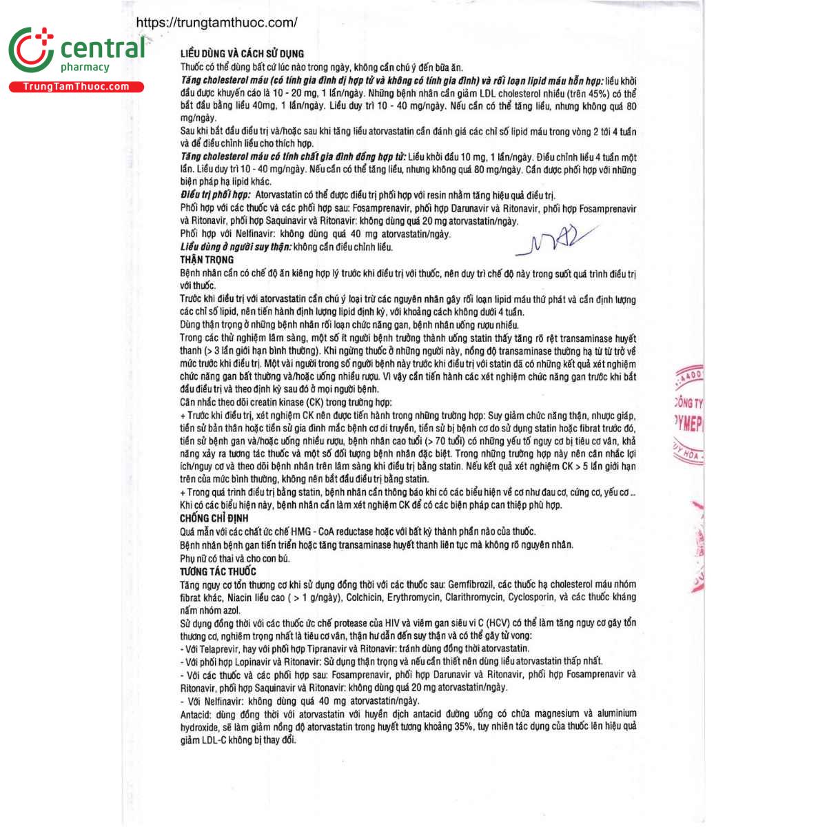 thuoc atorvastatine eg 40mg 9 B0570 thuoc atorvastatine eg 40mg 9 B0570