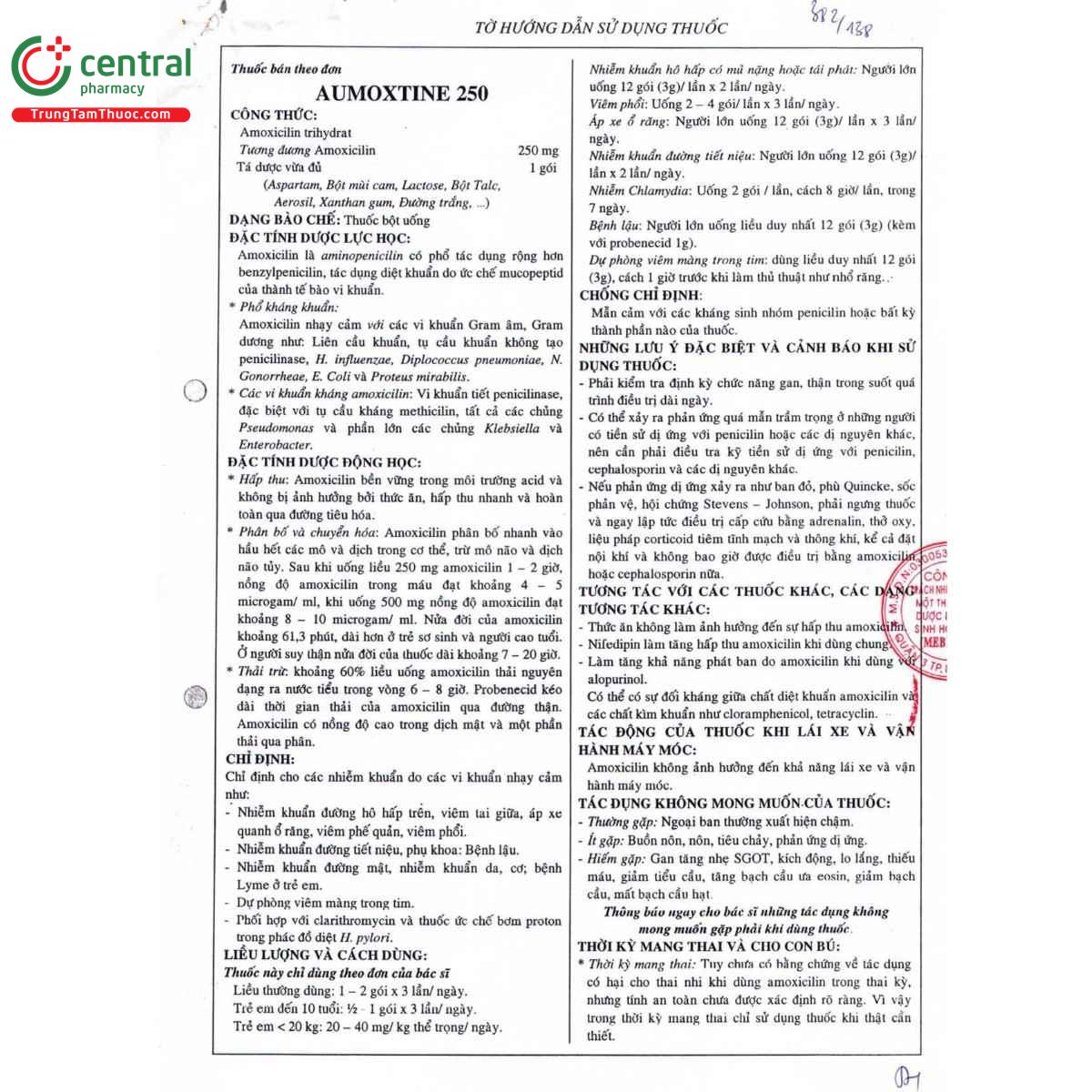 thuoc aumoxtine 250 8 I3328 thuoc aumoxtine 250 8 I3328