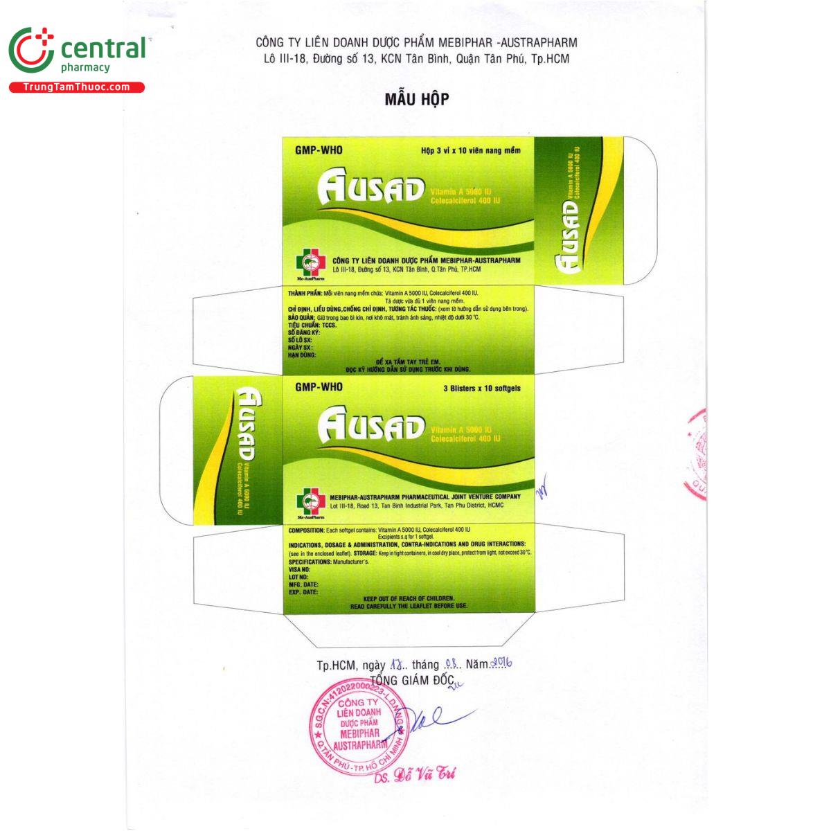 thuoc ausad 5 U8057 thuoc ausad 5 U8057