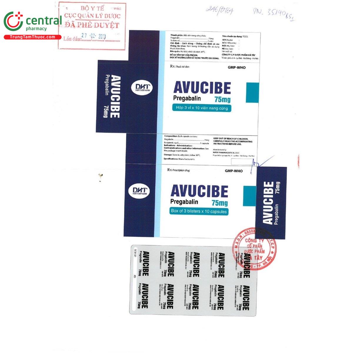 thuoc avucibe 75mg 2 M5178 thuoc avucibe 75mg 2 M5178