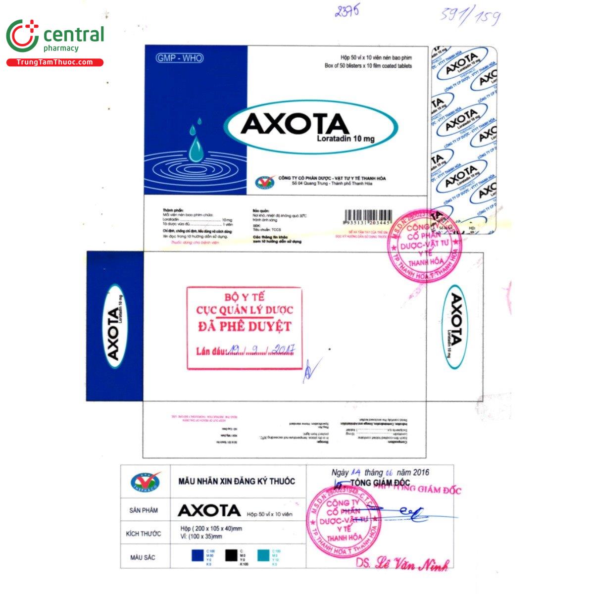 thuoc axota 10mg 10 C1065 thuoc axota 10mg 10 C1065
