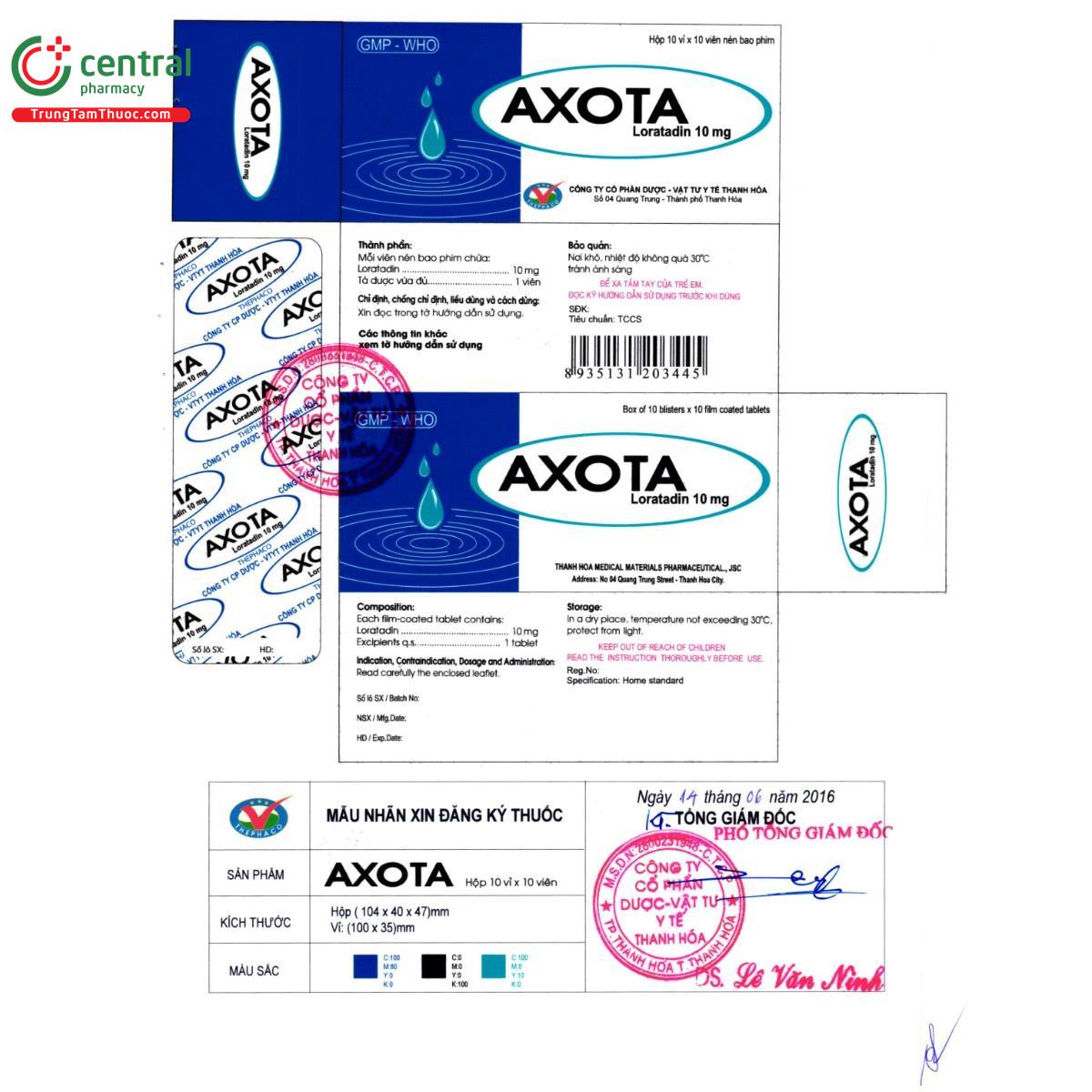 thuoc axota 10mg 2 D1452 thuoc axota 10mg 2 D1452