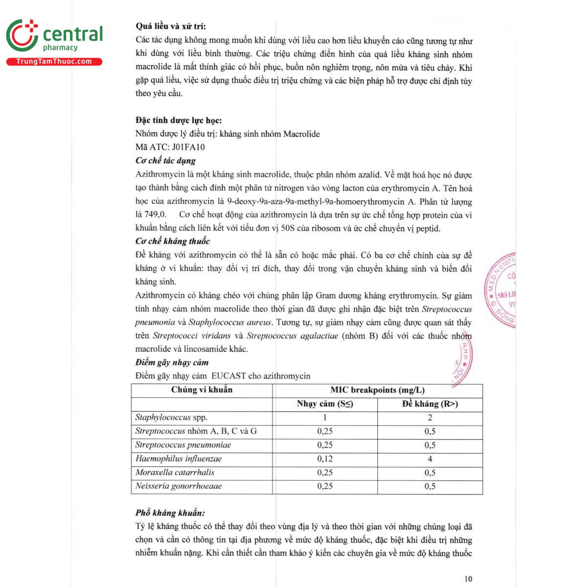 thuoc azikid 200mg 5ml unijules 14 S7265