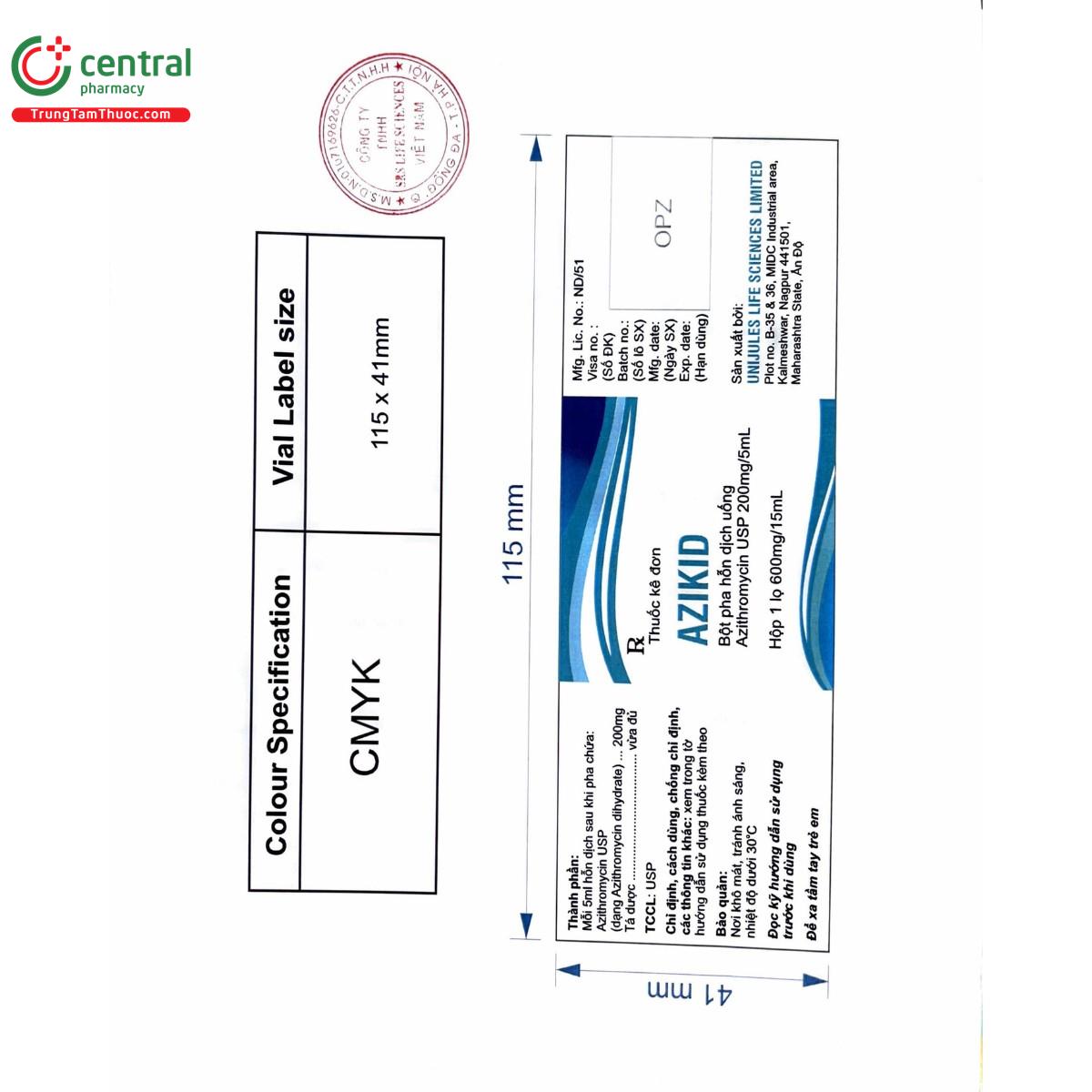 thuoc azikid 200mg 5ml unijules 4 S7033