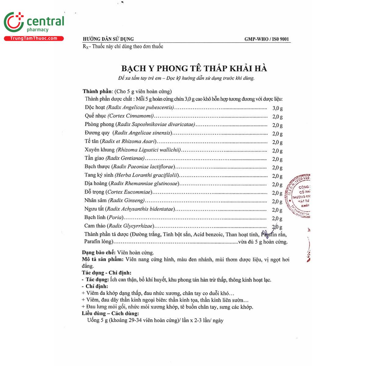 thuoc bach y phong te thap khai ha 3 A0558
